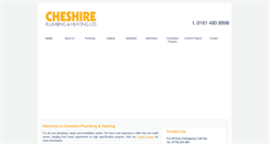 Desktop Screenshot of cheshireplumbing.co.uk